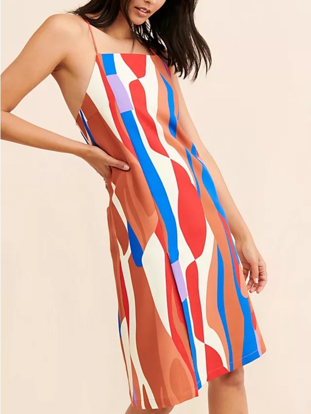 Anthropologie Hosbjerg Greta Adele Slip Dress- Multi. Size S